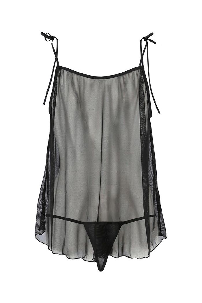 Эротический бебидолл из микросетки Melania