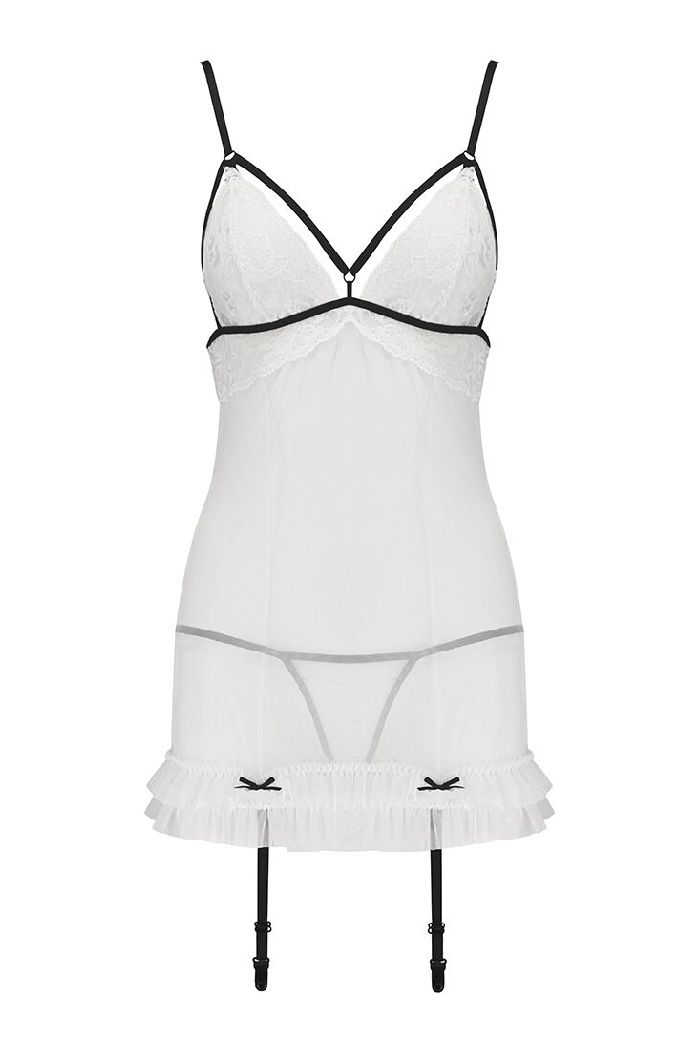 Эротическая сорочка с рюшами Orihime