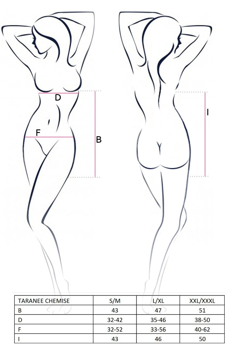 Сорочка с открытой спиной Taranee