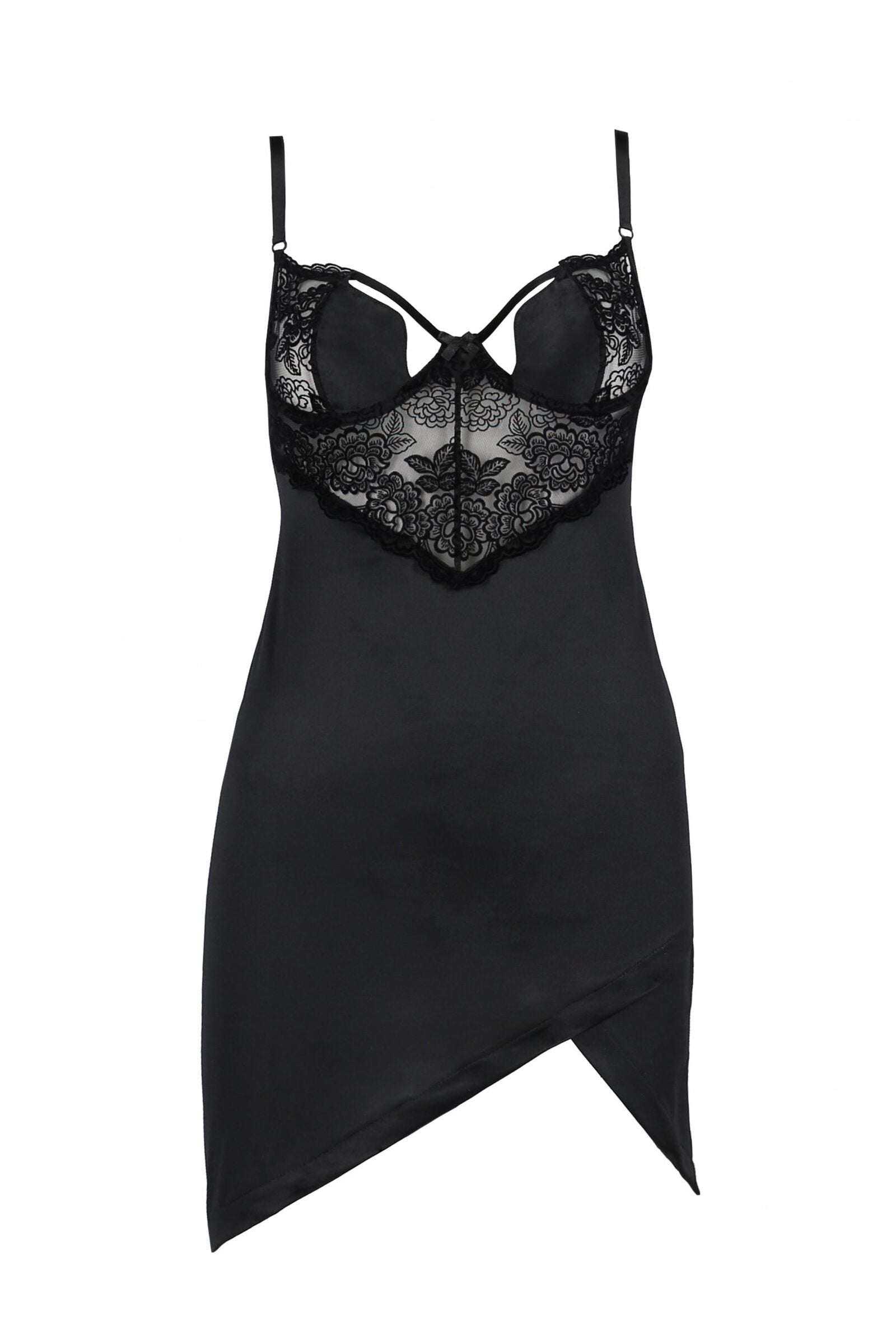 Эротическая сорочка из сатина Tonya