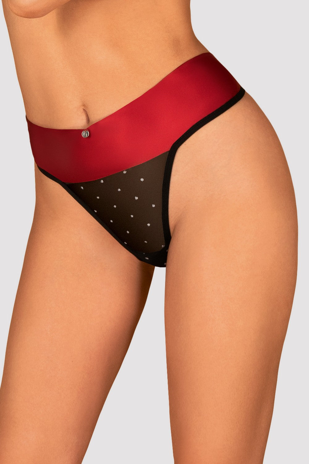 Трусики стрінги з контрастним бантом Tienesy