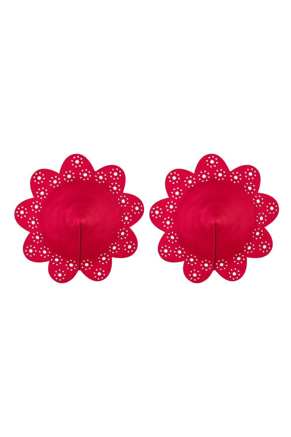 Ажурные наклейки на грудь A770 red