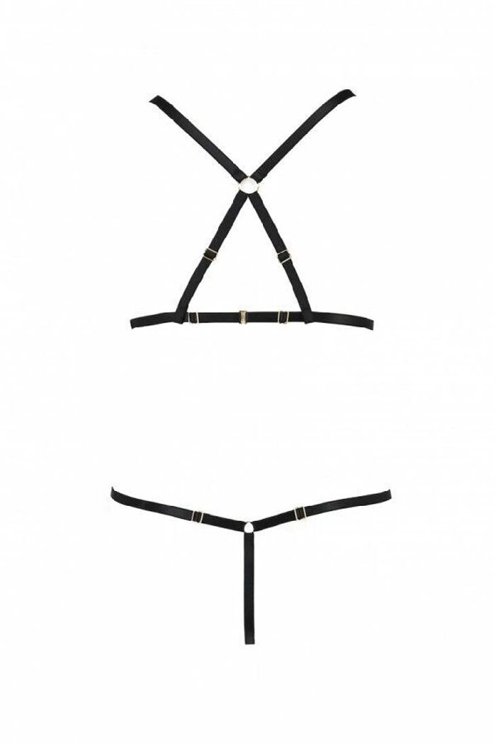 Эротический комплект из стреп Armanda