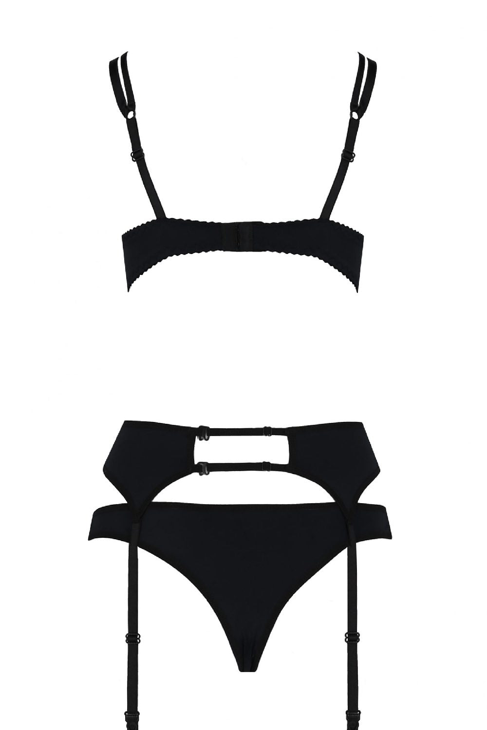 Кружевной комплект с поясом Floris