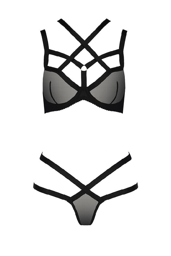 Эротический комплект со стрепами Hagar