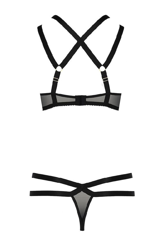 Эротический комплект со стрепами Hagar
