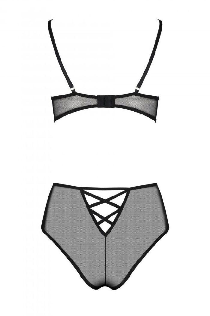 Эротический комплект с сердцами Lovelia black