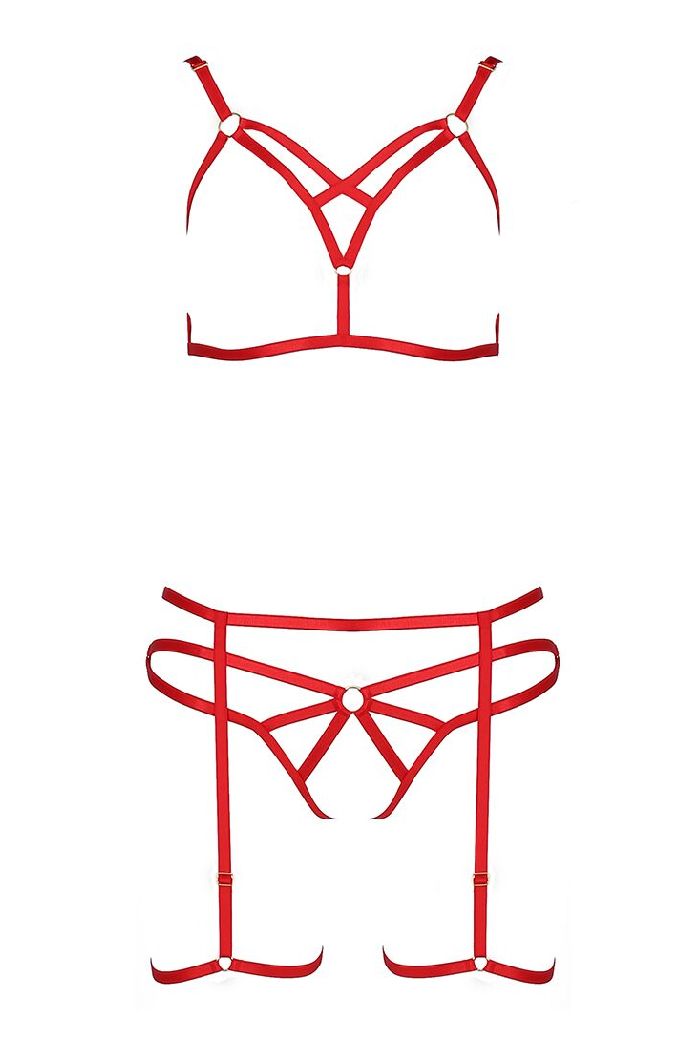 Эротический комплект из стрепов Magali