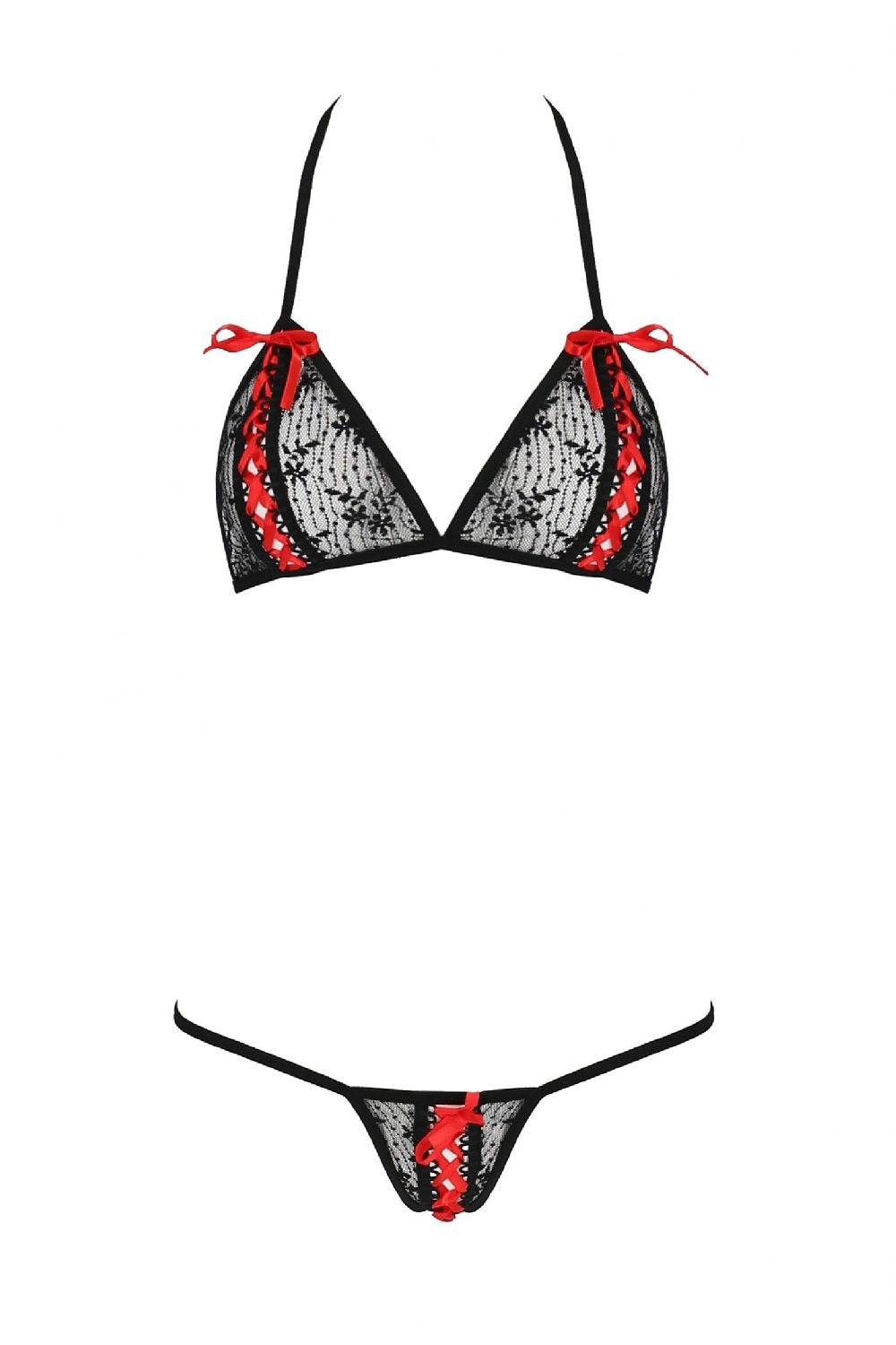 Кружевной комплект с лентами Melissa bikini