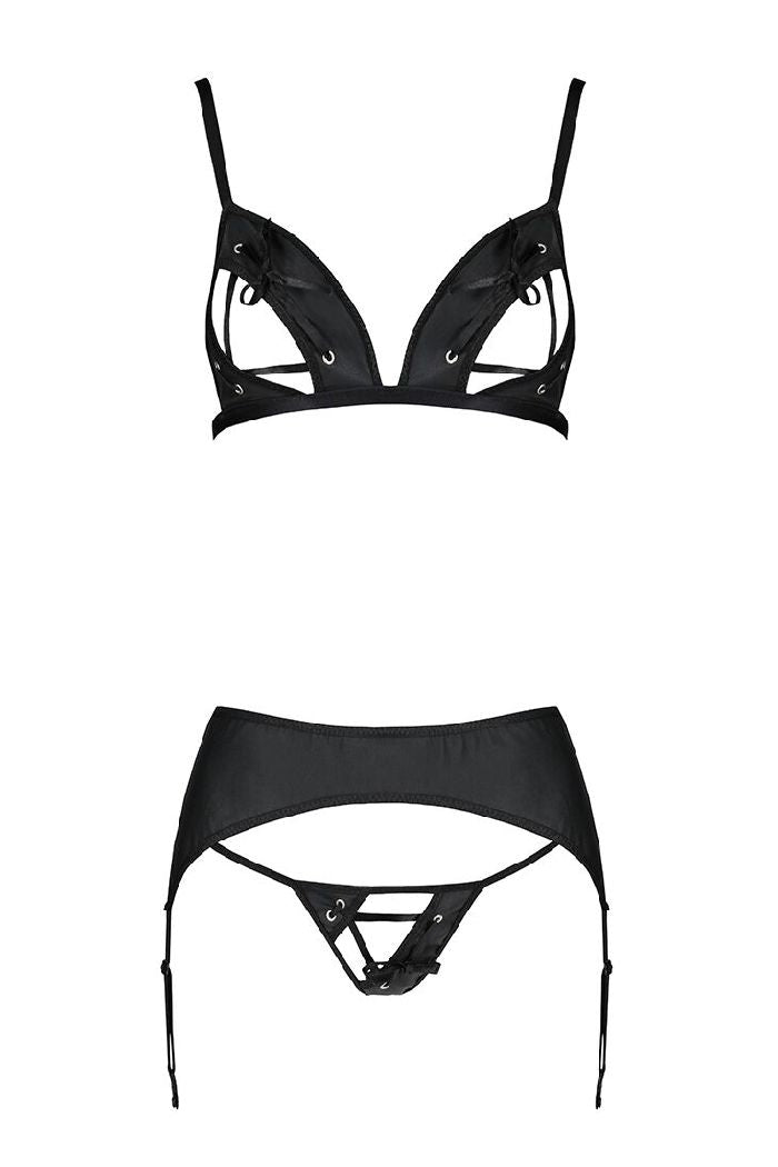 Эротический комплект из эко-кожи Miley