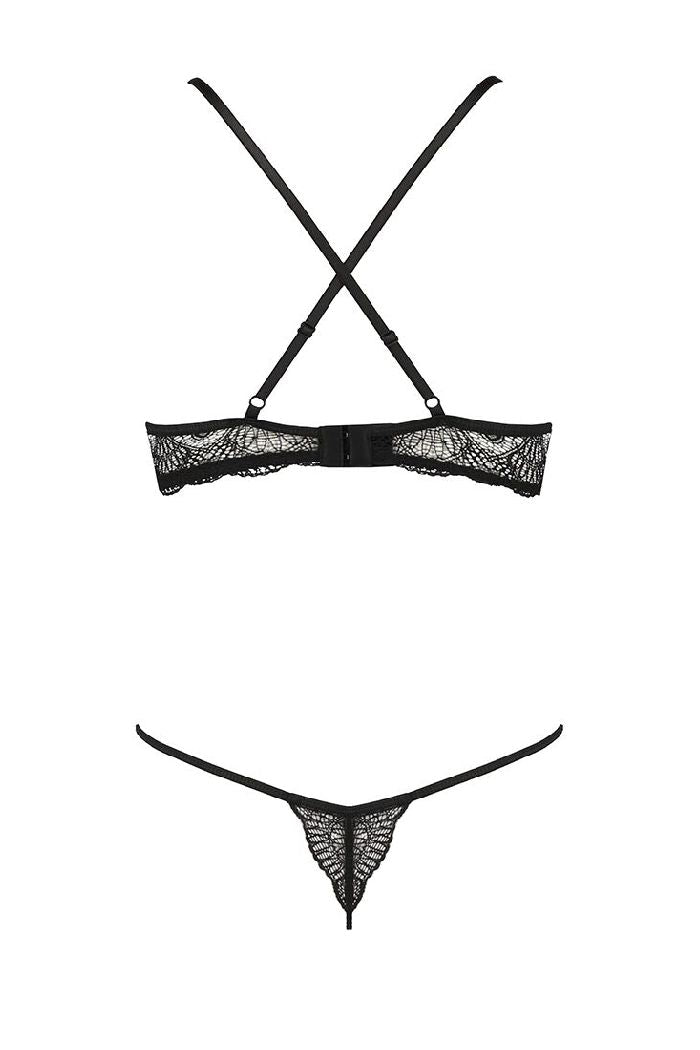 Кружевной открытый комплект Quentris