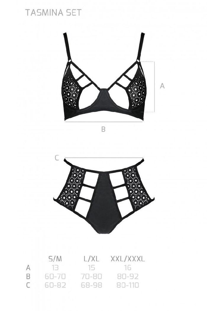 Эротический комплект из эко-кожи Tamaris