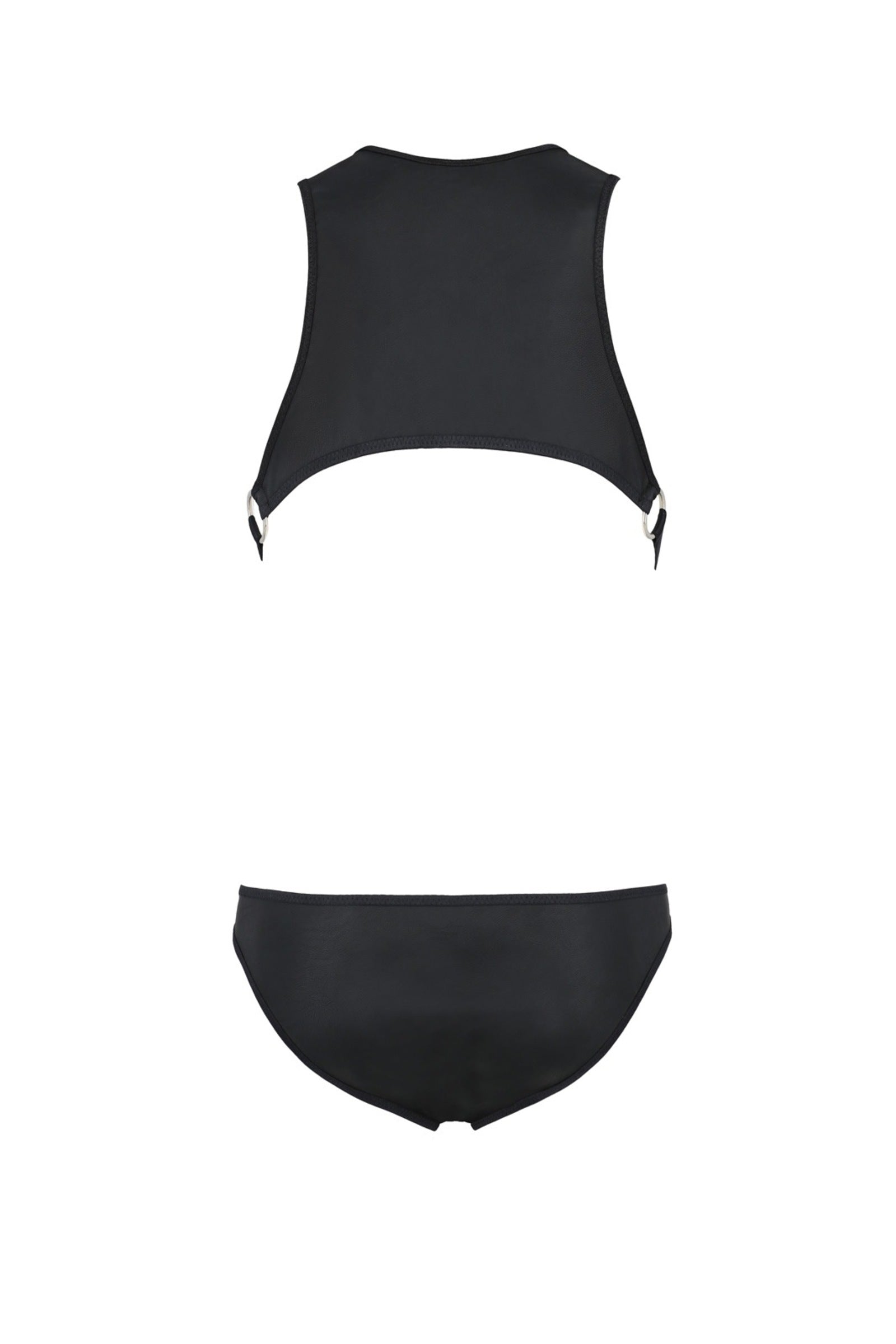 Мужское боди из эко-кожи 056 Adam