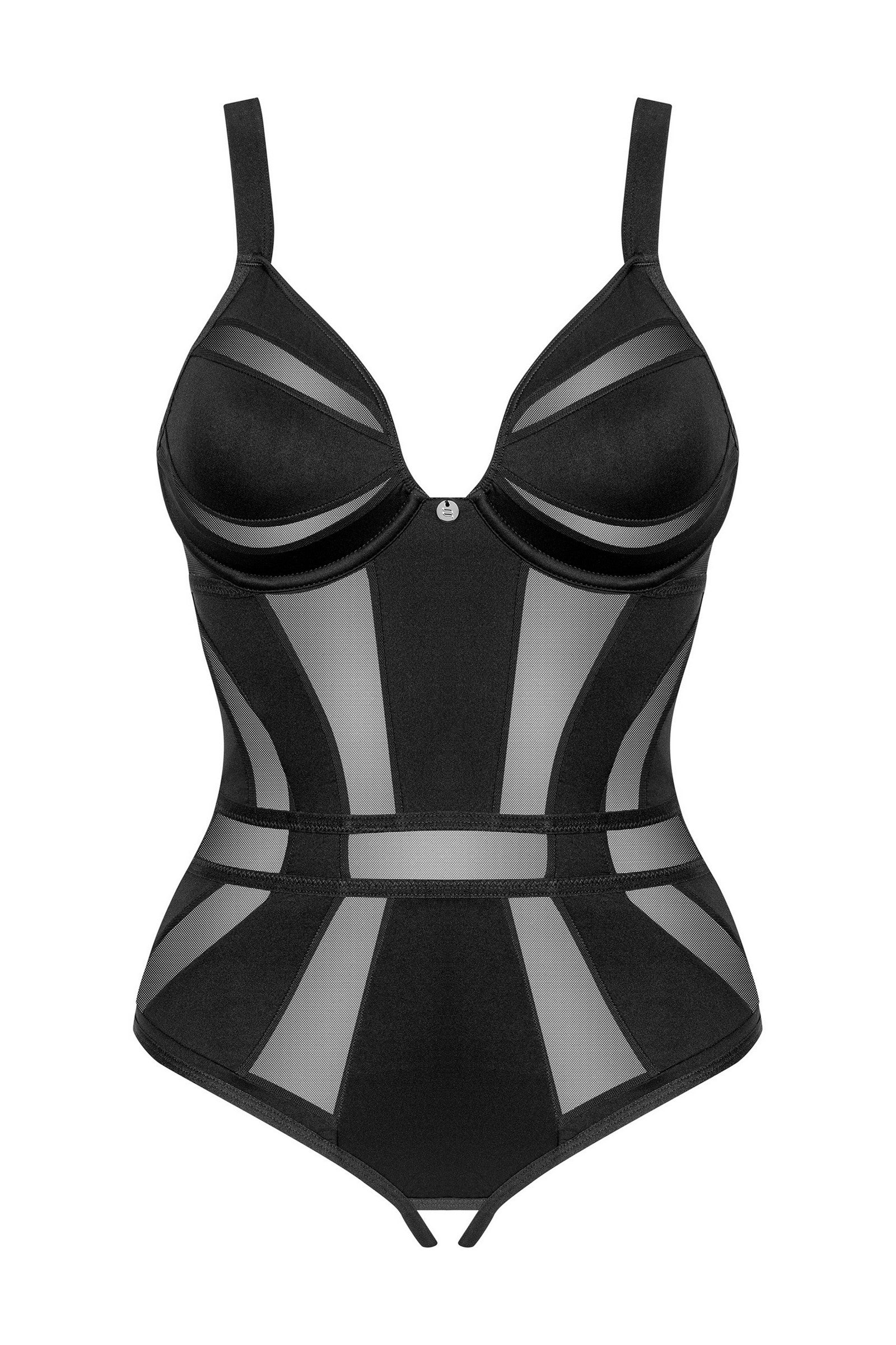 Эротическое боди с разрезом Chic Amoria