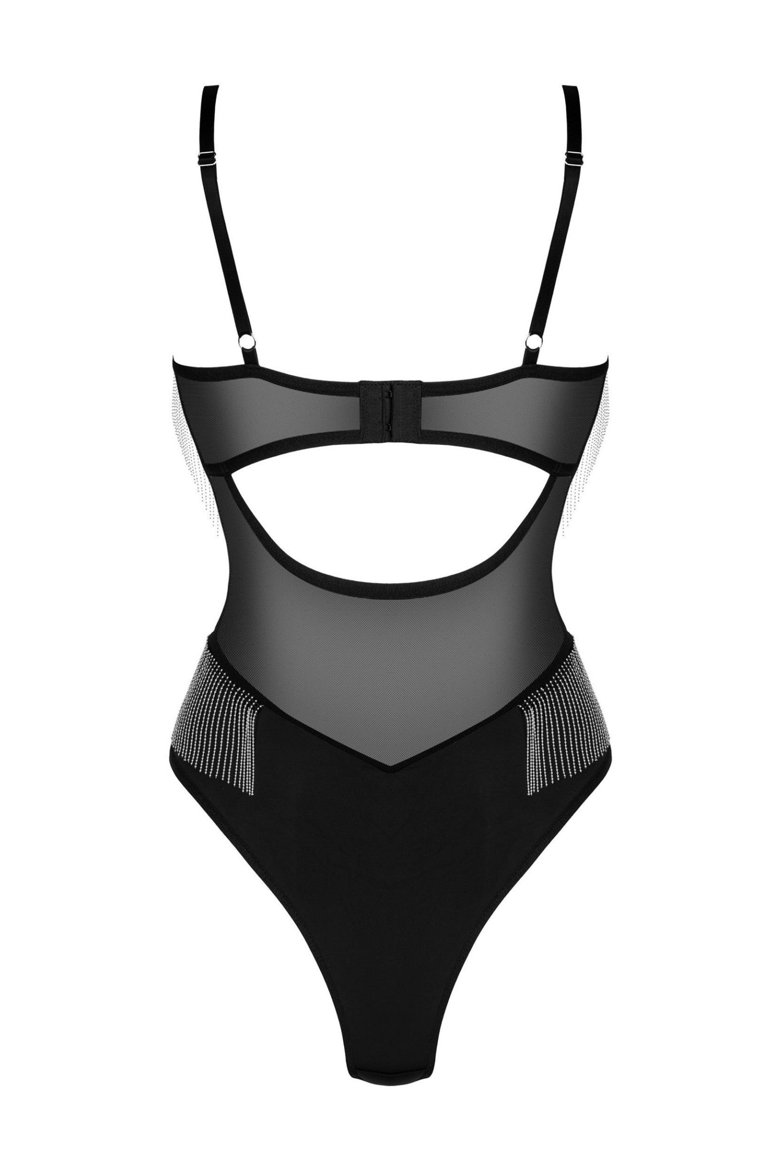 Эротическое боди с бахромой Milladis