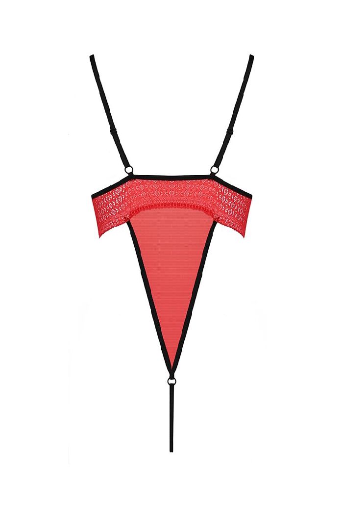 Эротическое боди с разрезом Akita