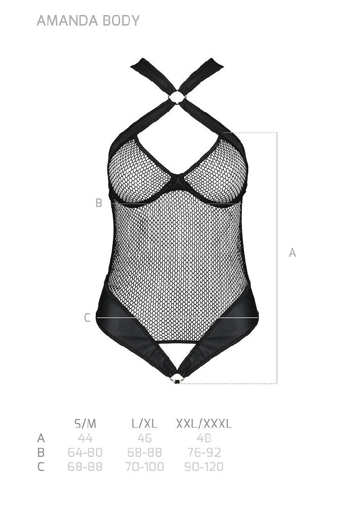 Эротическое боди из сетки Amanda