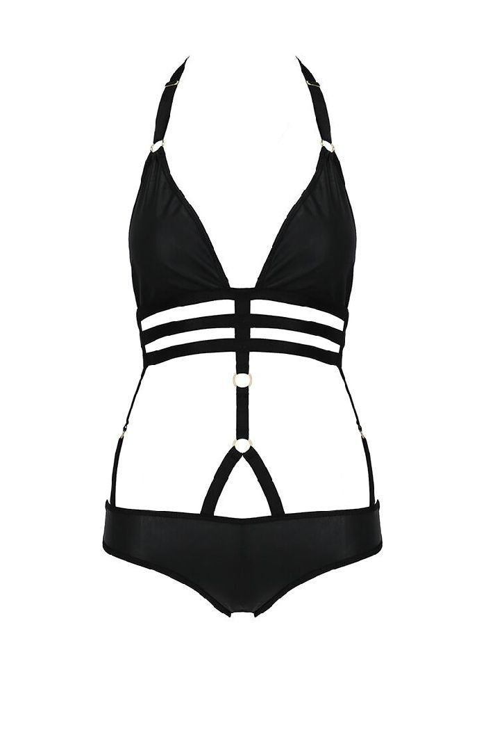 Эротическое боди с ремешками Lamis