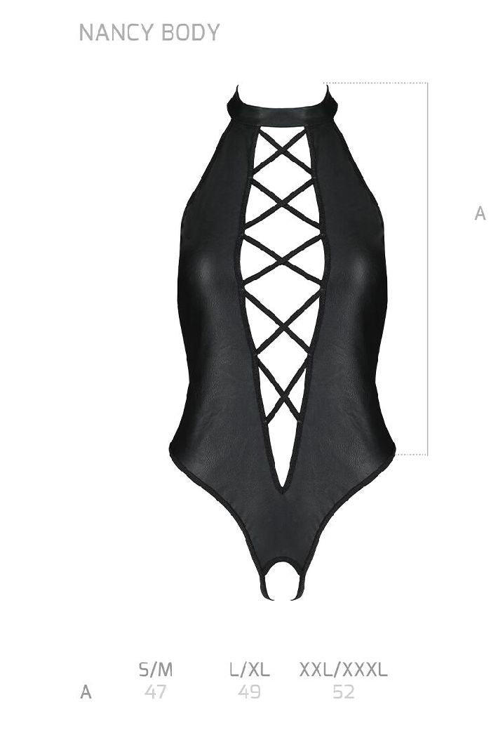 Еротичне боді з екошкіри Nancy