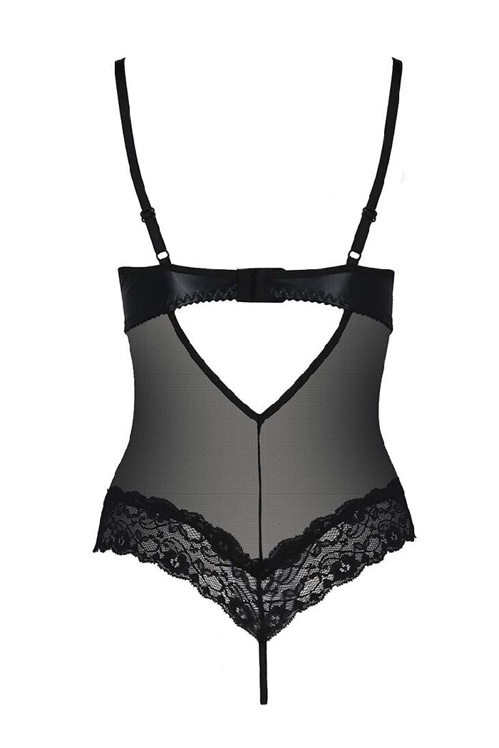 Эротическое боди с открытой грудью North