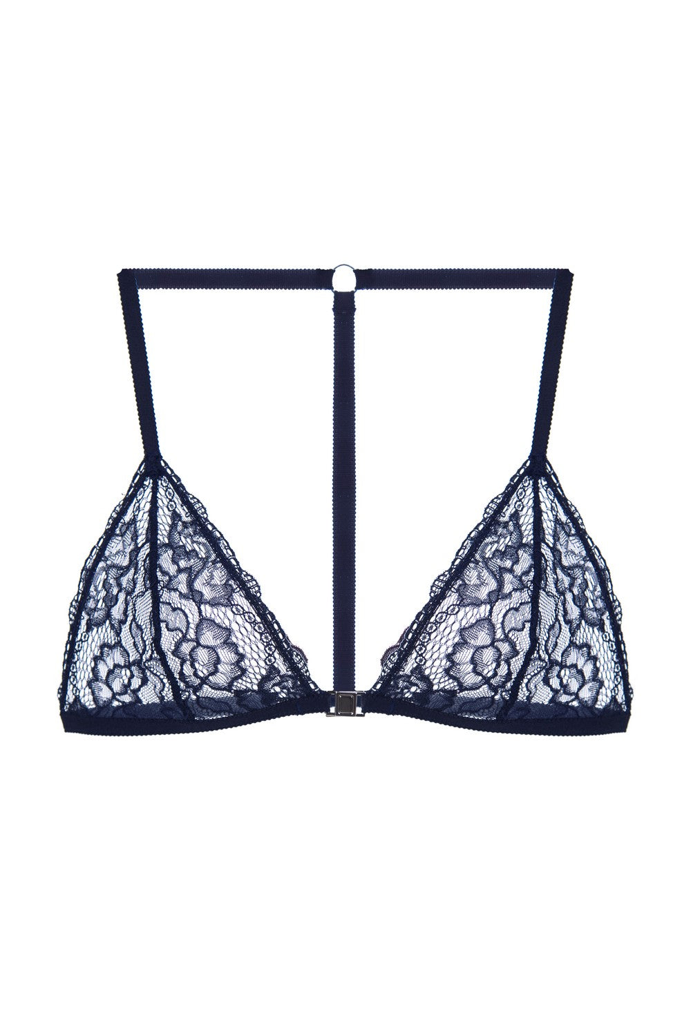 Кружевной бралет с застежкой спереди 04.1032 night shadow