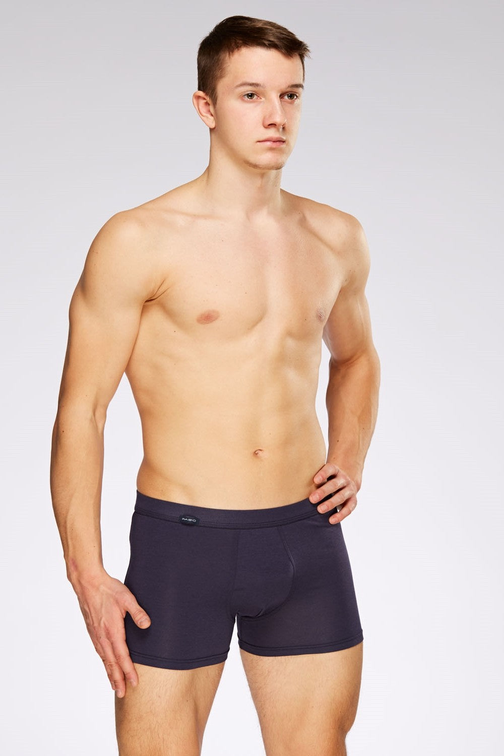 Хлопковые мужские трусы шорты 01/1-13/66 Long