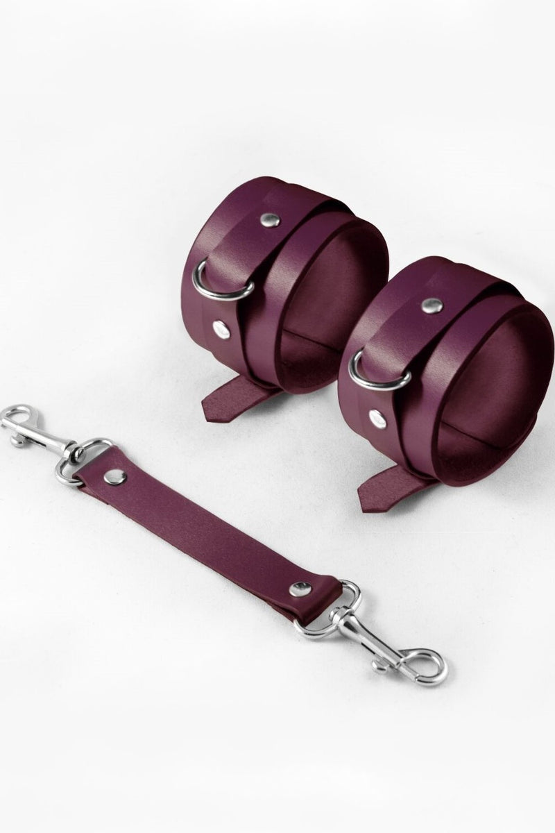Кожаные наручники Hand Restraints
