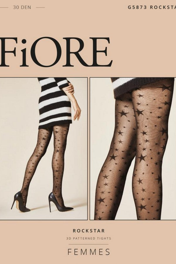 Колготки со звездами Rockstar 30d