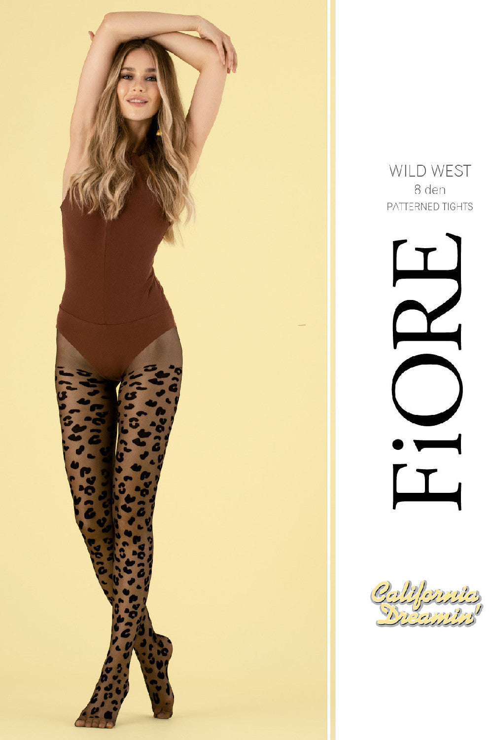 Колготки в леопардовий принт Wild West G5998 8d