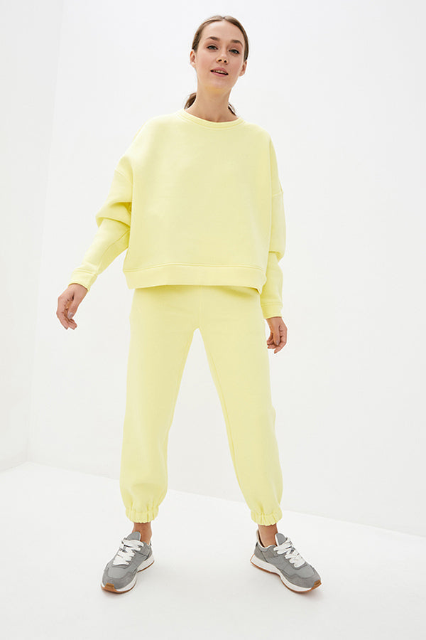 Трикотажные брюки на флисе Lemon TR0052-89-09