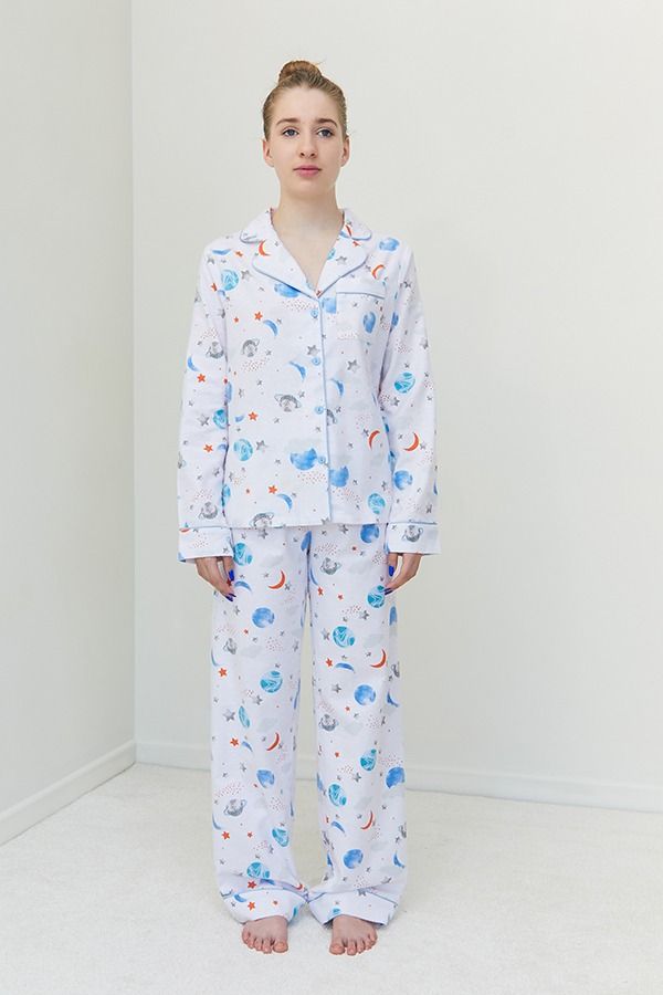 Фланелевая пижама Space FL0010-18-69