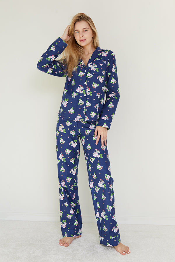 Фланелевая пижама с цветочным принтом Inflorescence FL0057-67-69