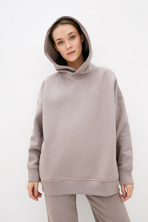 Трикотажное худи на флисе Mokachino TR0043-01-60