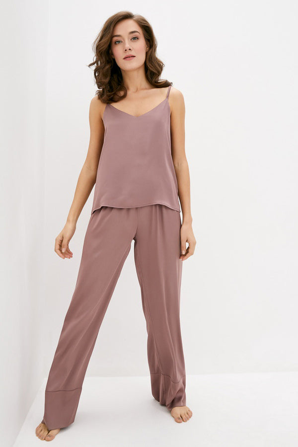 Шелковый комплект для дома с брюками Mokko SH0048-92-79