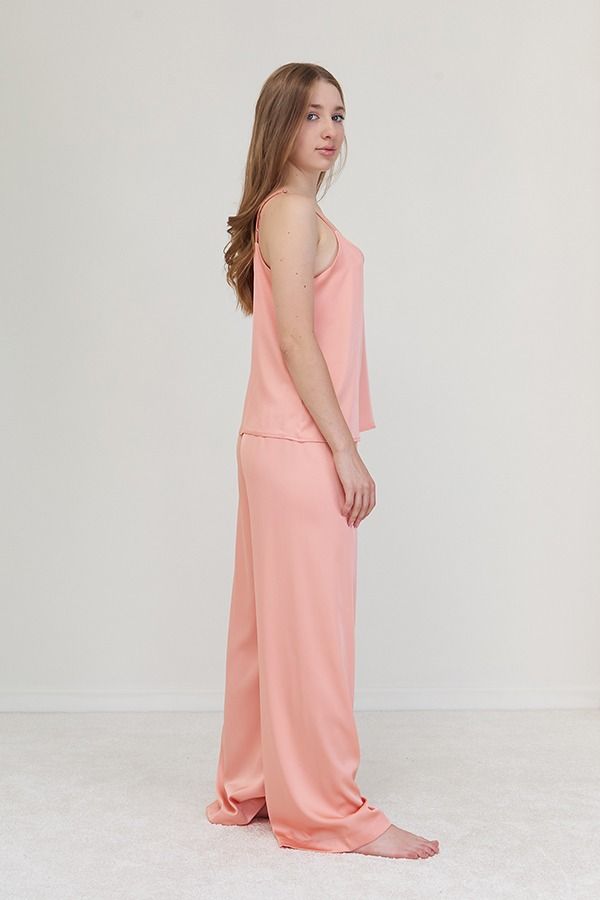 Пижамный шелковый комплект Kimberly SH0048-95-79 rose