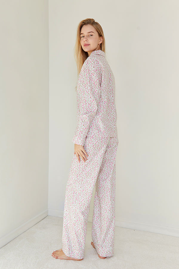 Хлопковая пижама с цветочным принтом Spring HL0057-85-69