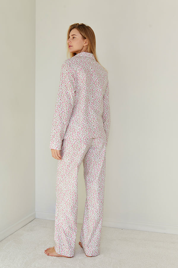 Хлопковая пижама с цветочным принтом Spring HL0057-85-69