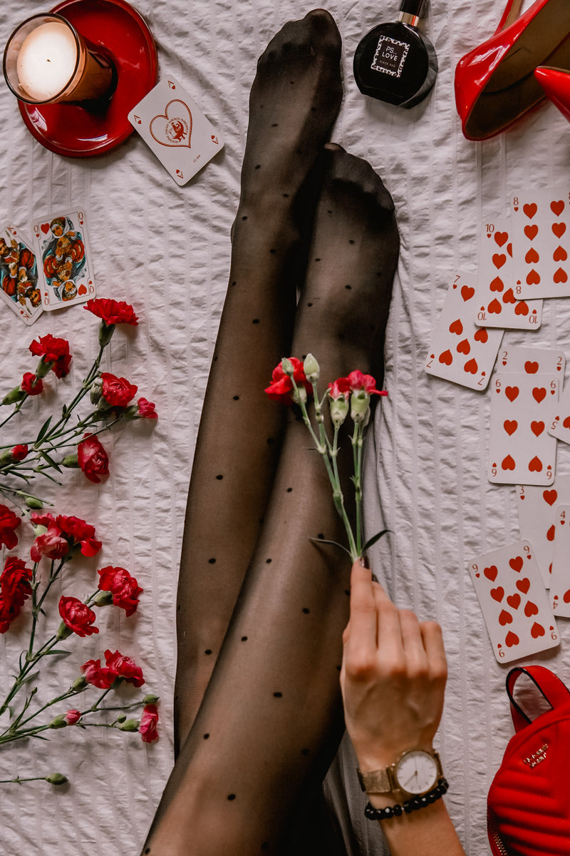 Тонкие колготки в мелкий горошек Puntina 20d