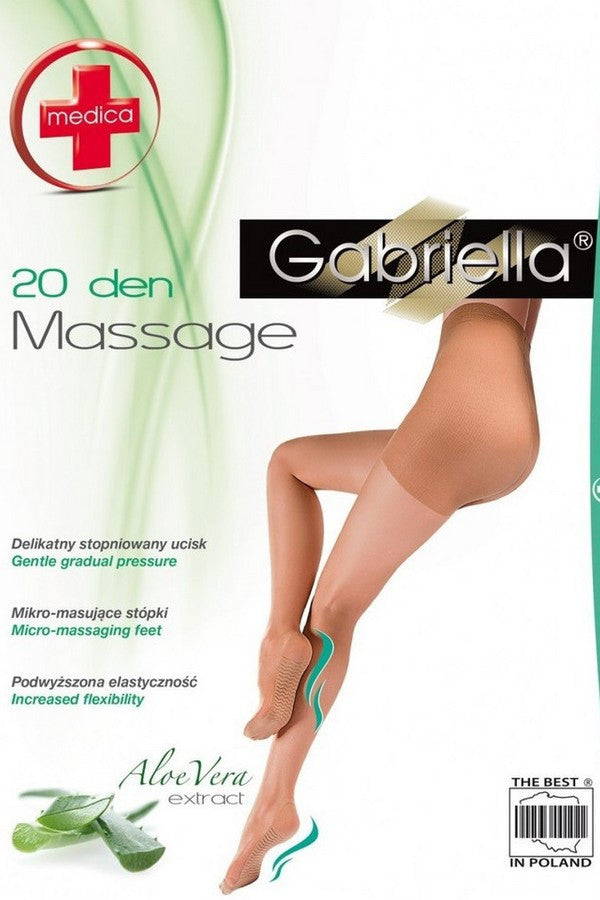 Профилактические колготки противоварикозные Medica Massage 20d