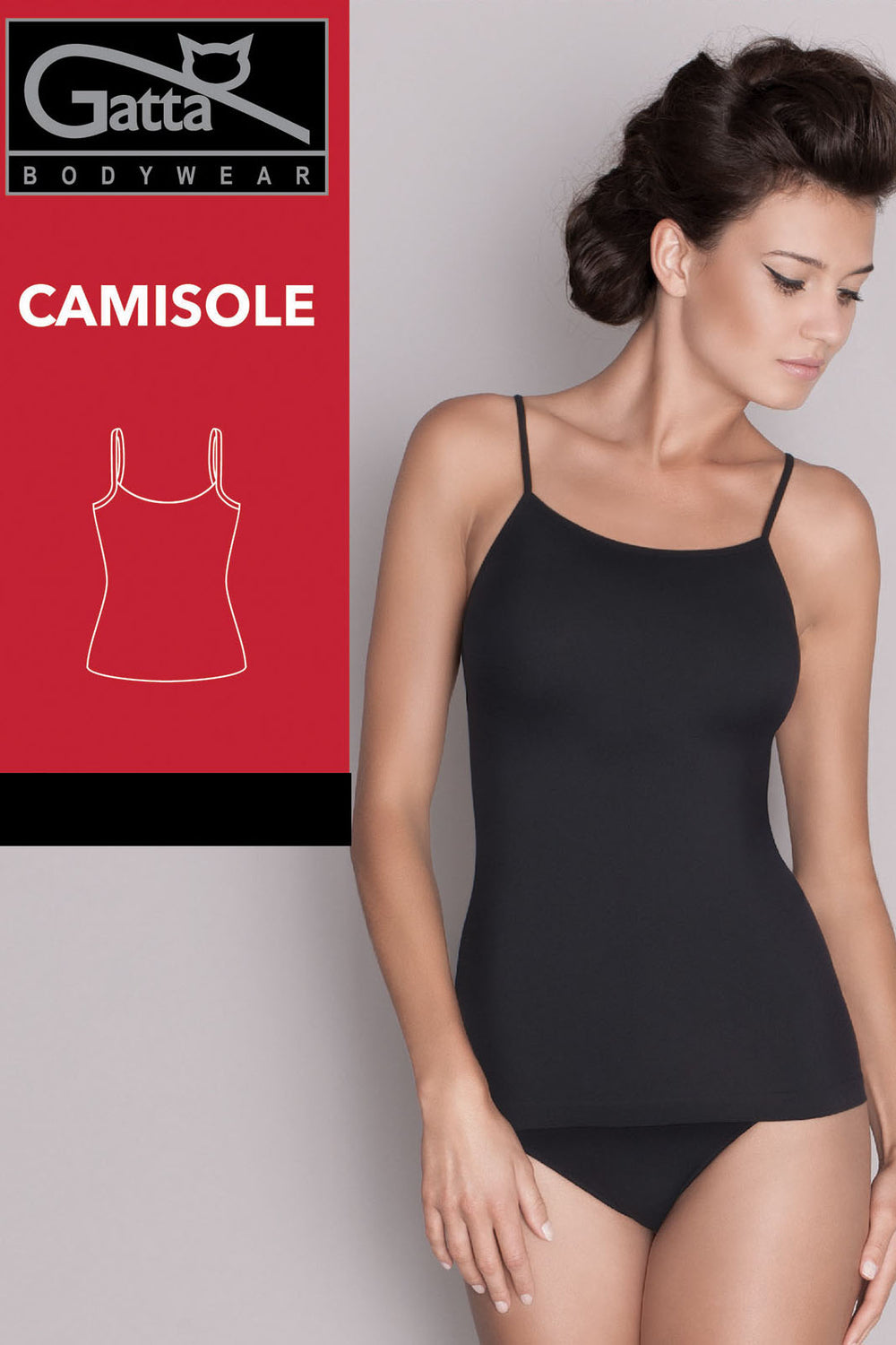 Бесшовный топ на тонких бретелях Camisole