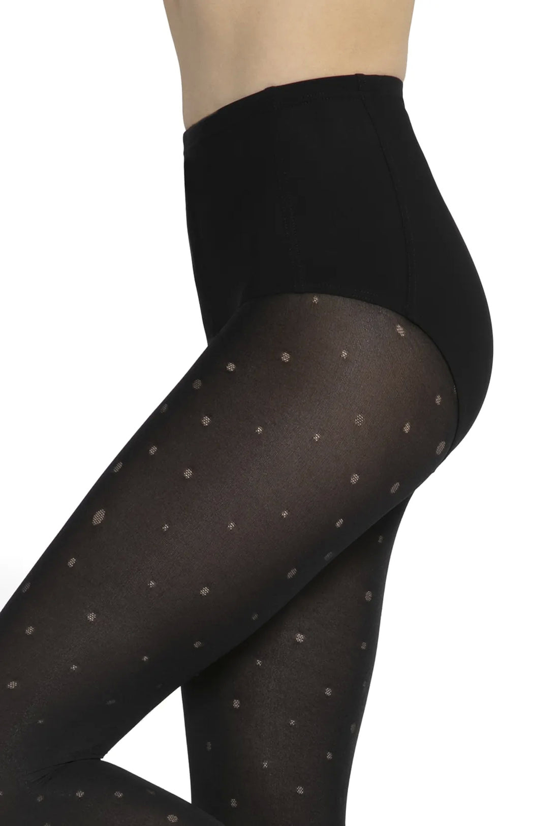 Полуматовые колготки в горошек Loretta 133 50d