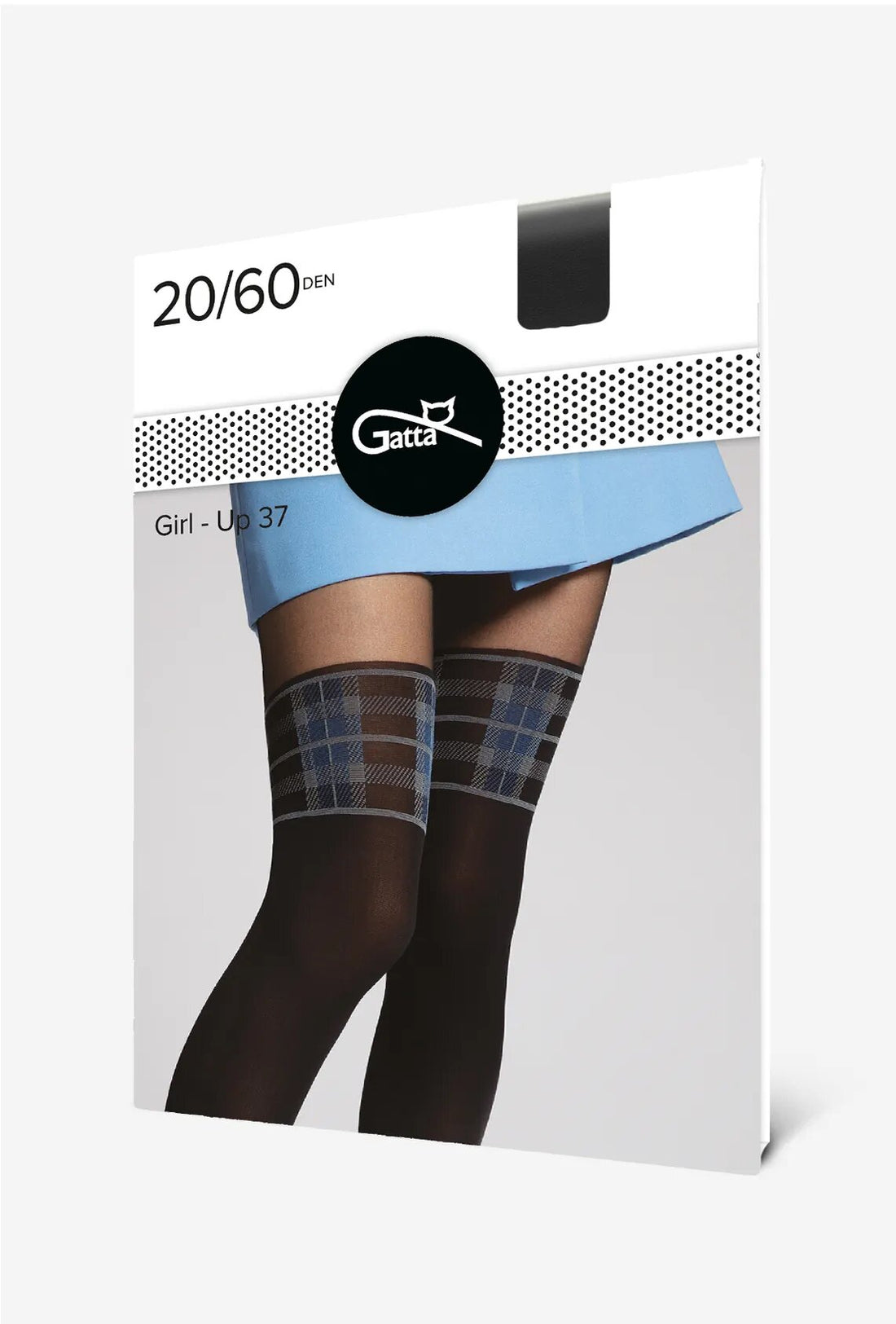 Колготки с имитацией чулок Girl-Up 37 60d