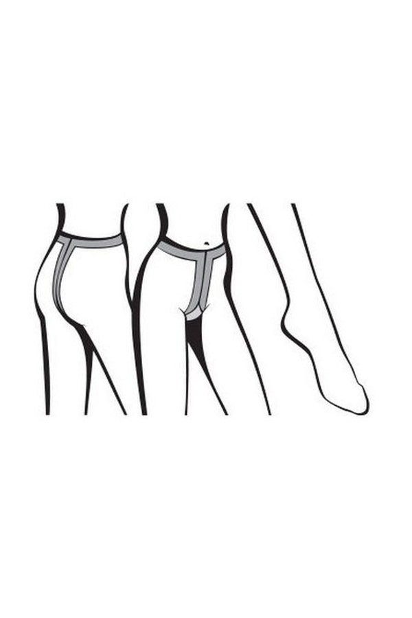 Колготки с имитацией чулок Girl-Up 37 60d