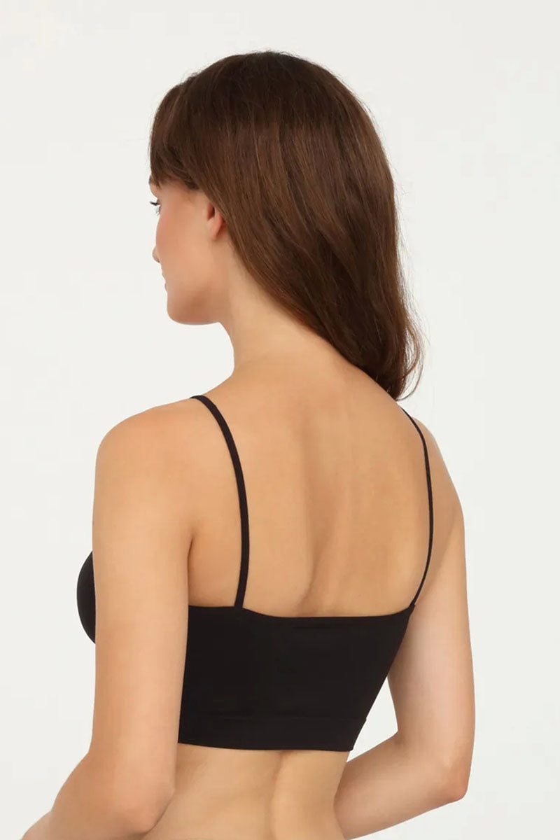 Бесшовный топ на тонких бретелях Top