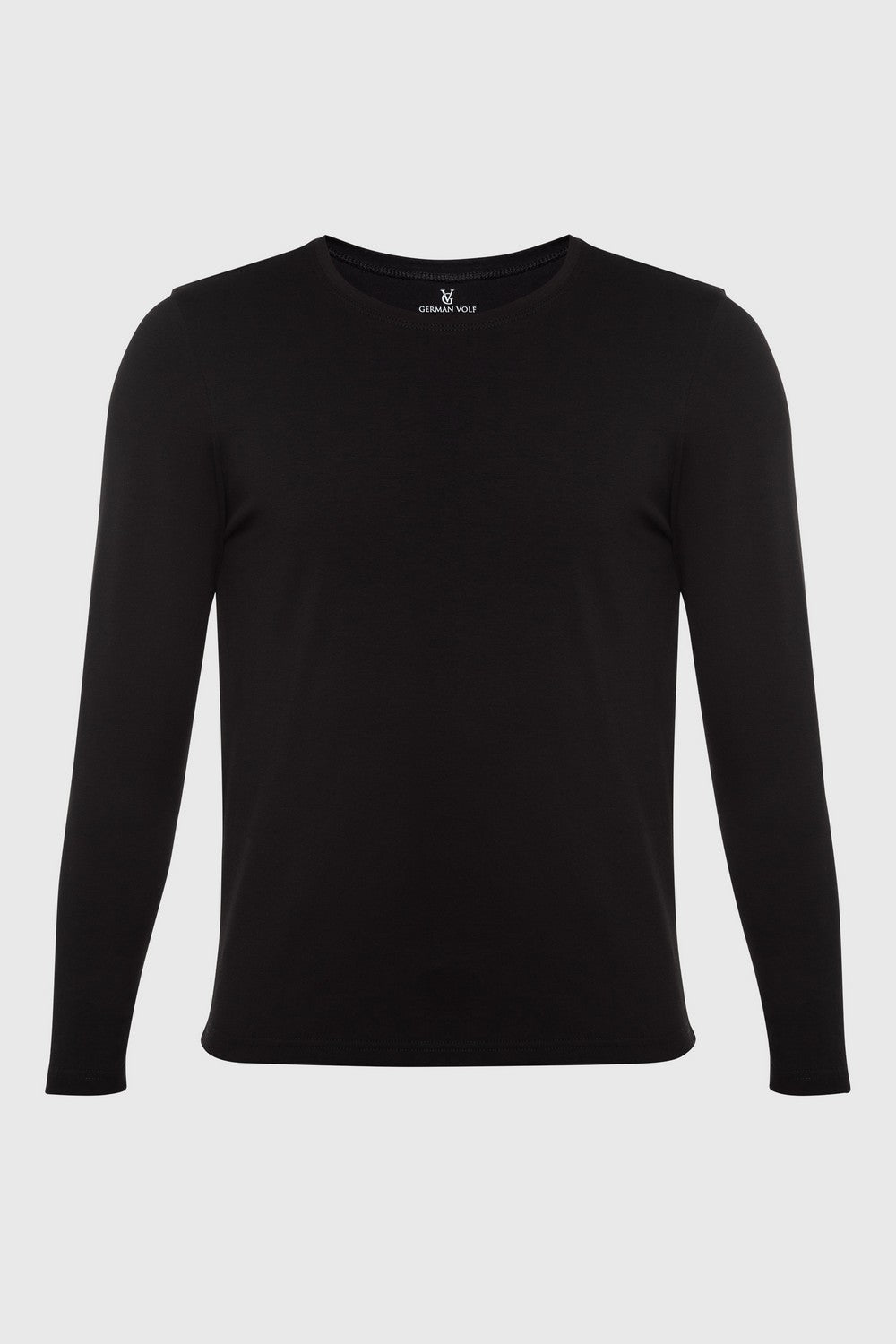 Мужской логслив из хлопка 23115 black