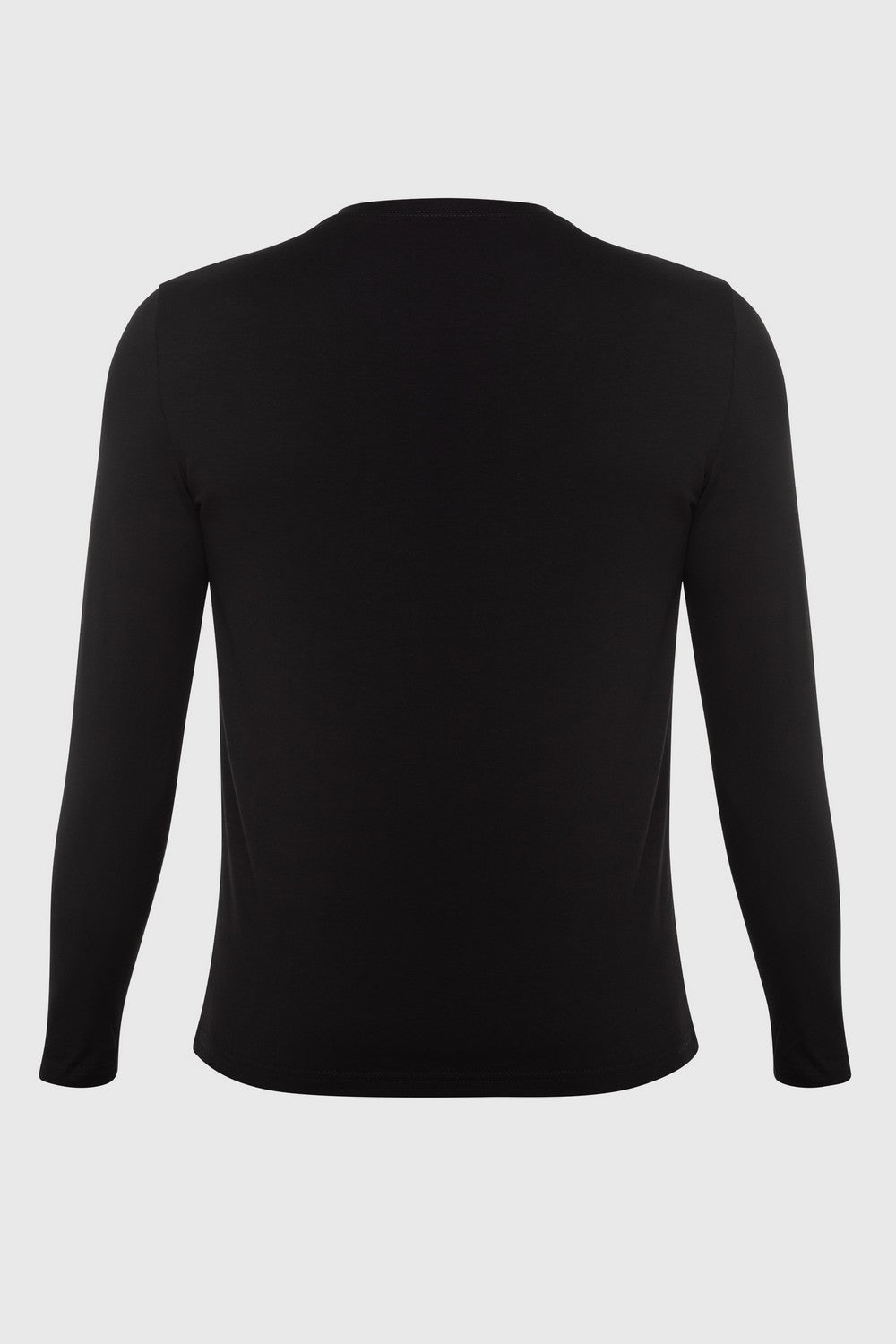 Чоловічий лонгслів з бавовни 23115 black