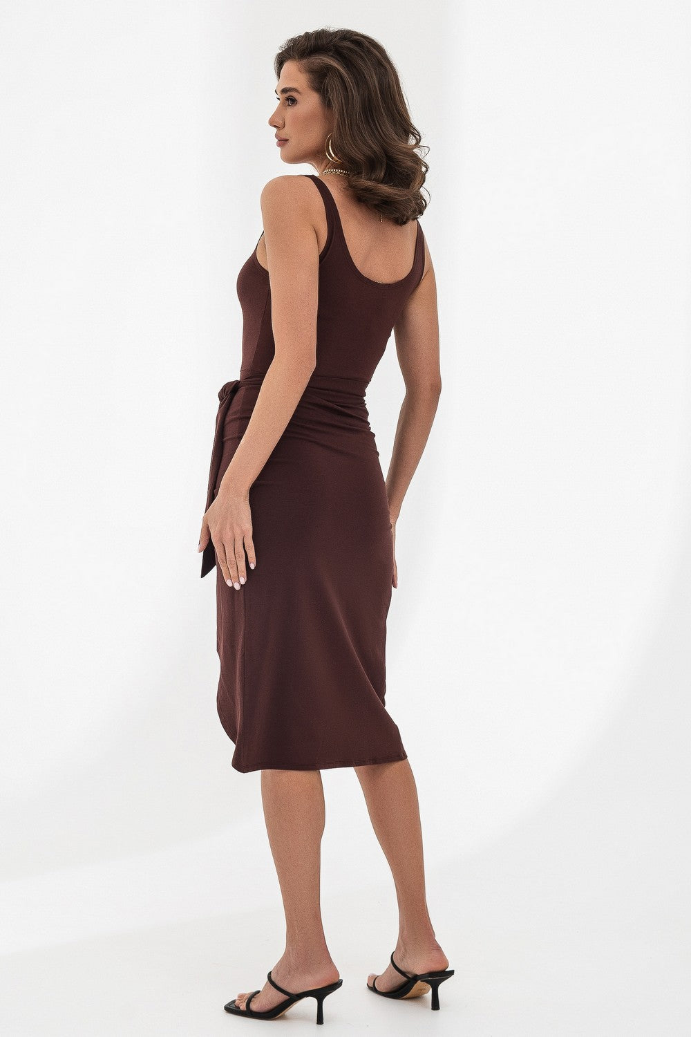 Модаловий сарафан на запах 23023-1