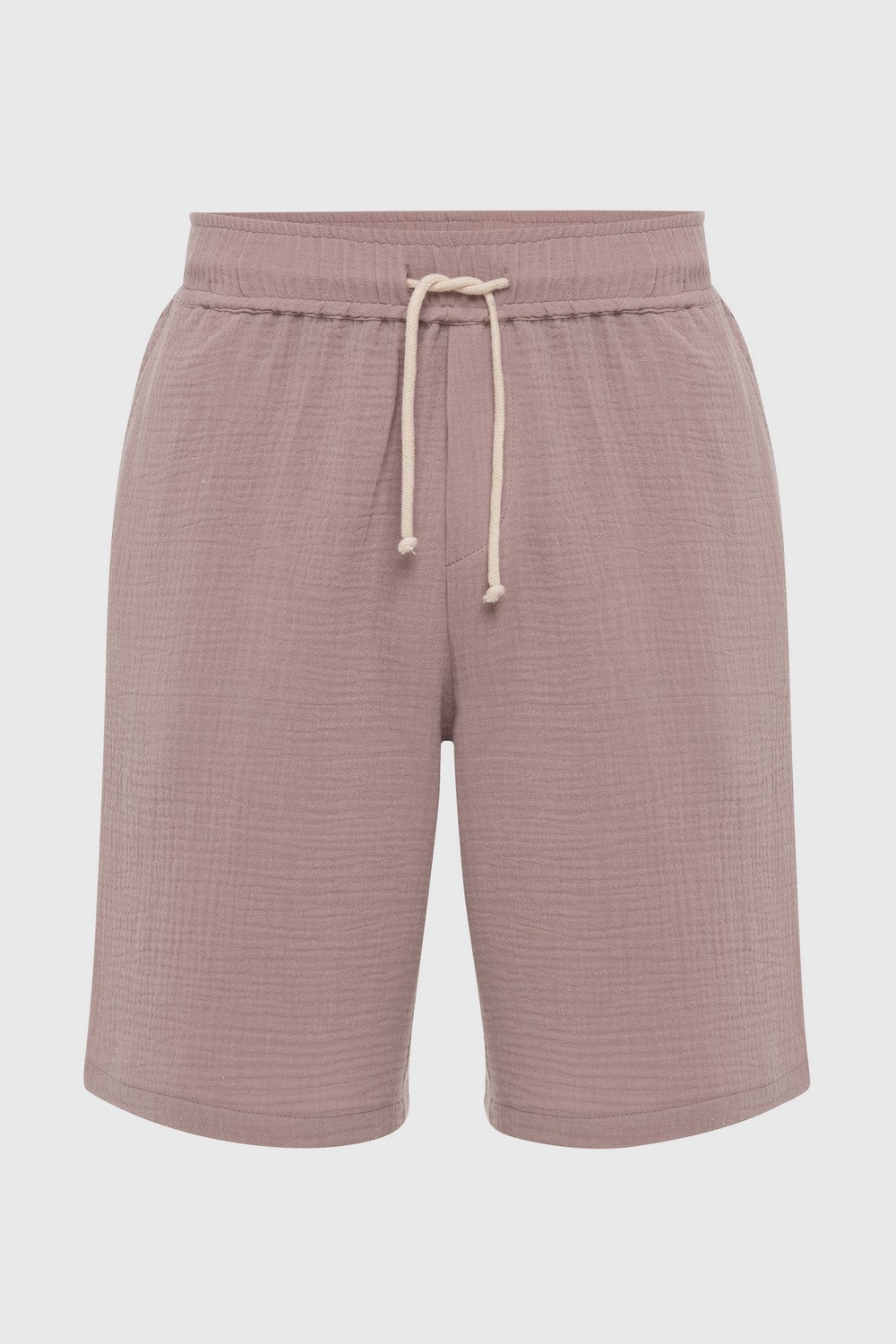 Мужские муслиновые шорты 23068 beige