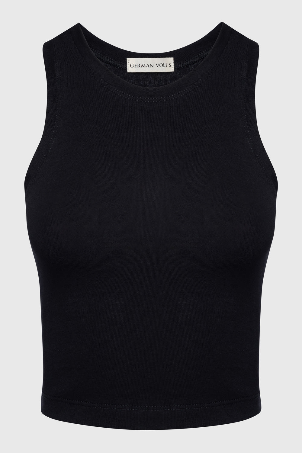 Майка из хлопка 23093 black