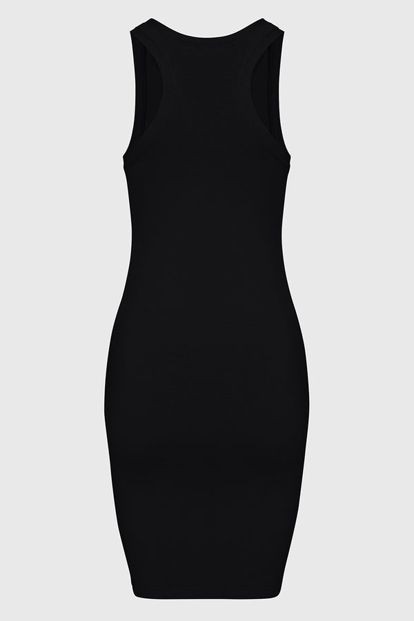 Платье-майка из хлопка 23098 black